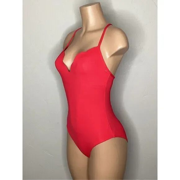 New. SEAFOLLY red one piece. Size US 6. Retails $149